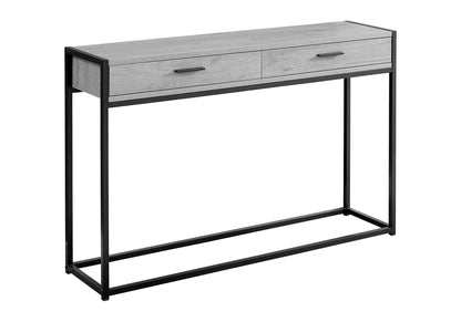 Accent Console Table with Storage Drawers - Wood & Metal