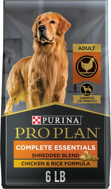 Pro Plan Adult Complete Essentials Shredded Blend Chicken & Rice Dry Dog Food