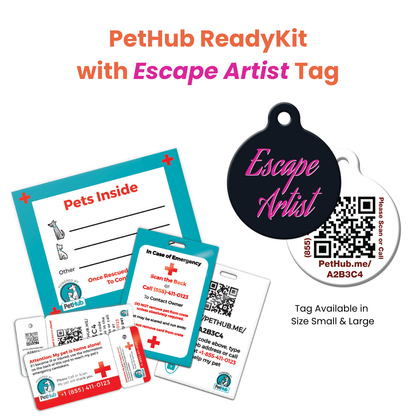 PetHub QR Pet ID Comprehensive ReadyKit – Complete Emergency Kit