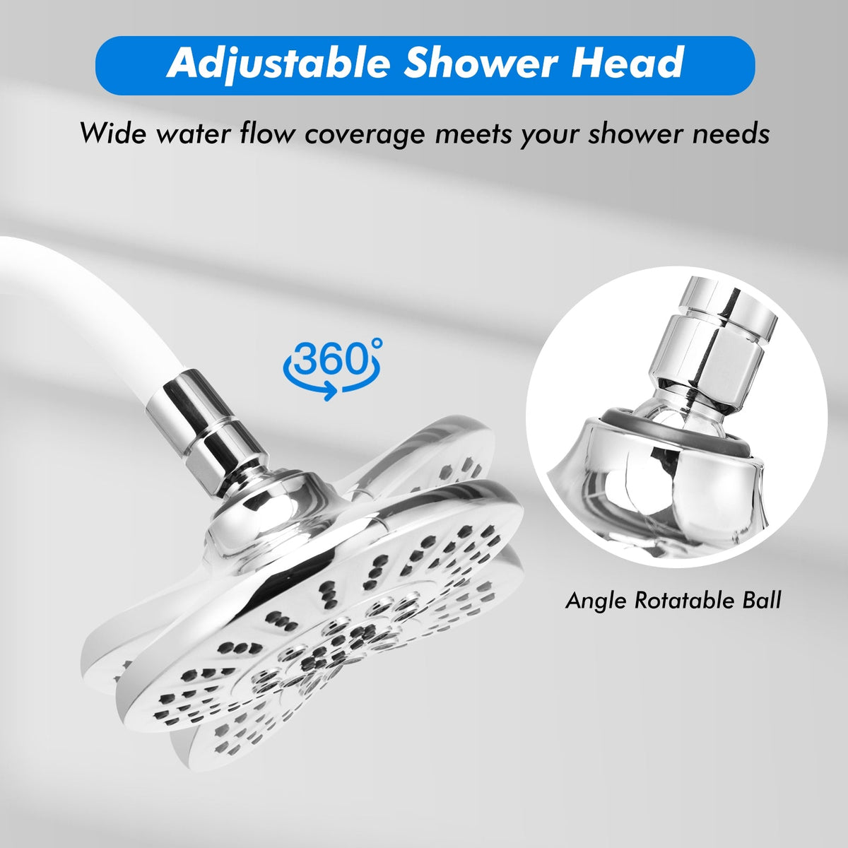 High Pressure Combo Handheld Shower Head