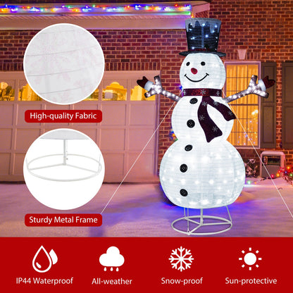 Pre-Lit Pop-up Christmas Decoration with 180 Cold White LED Lights