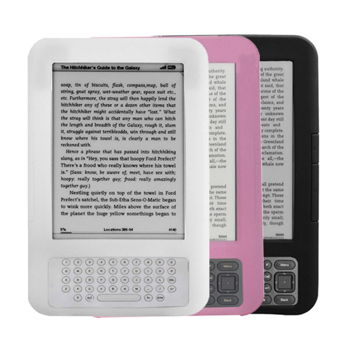 Kindle Protective Case Cover for Amazon Kindle3 White Black Pink