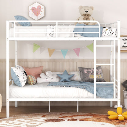 Steel Construction Bunk Bed with Convertible Design - Multiple Colors