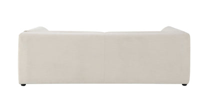 Jaeda Beige Boucle Sofa with Plush Foam Cushions - Beige