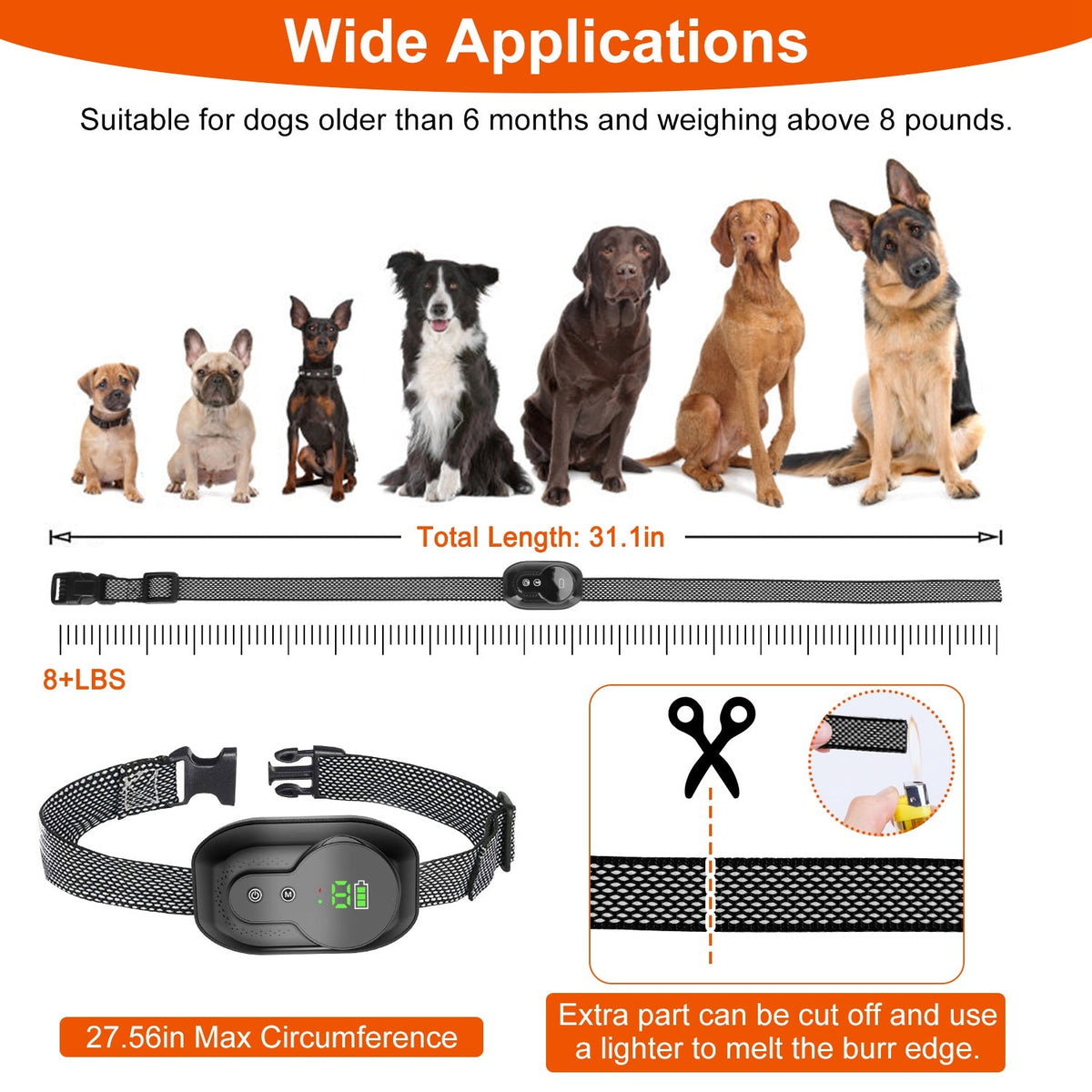 GBruno Anti Bark Dog Collar