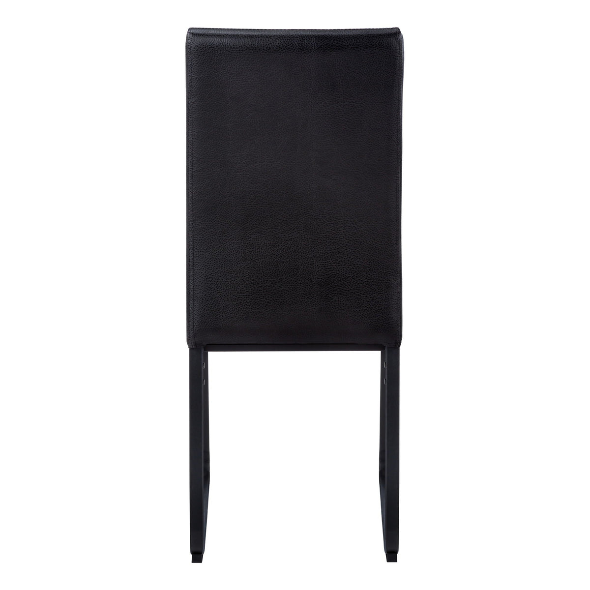 Dining Chair Side Upholstered Set of 2 - Black
