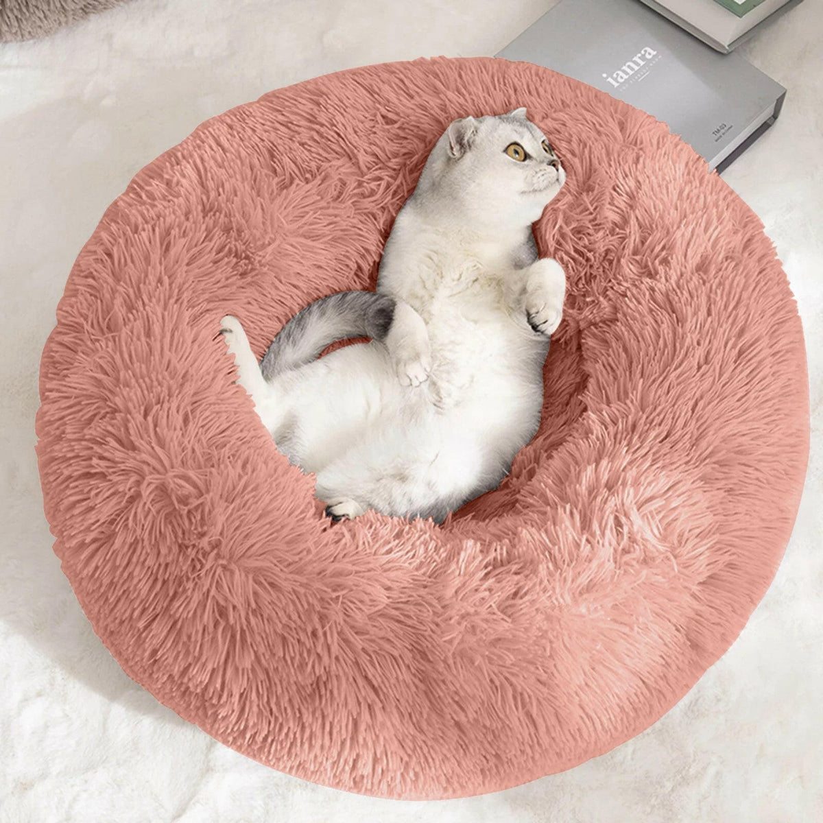 Round Calming Pet Bed