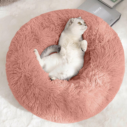 Round Calming Pet Bed