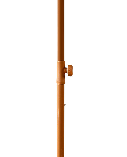 8' Thatched Patio Tiki Umbrella with Tilt - Brown