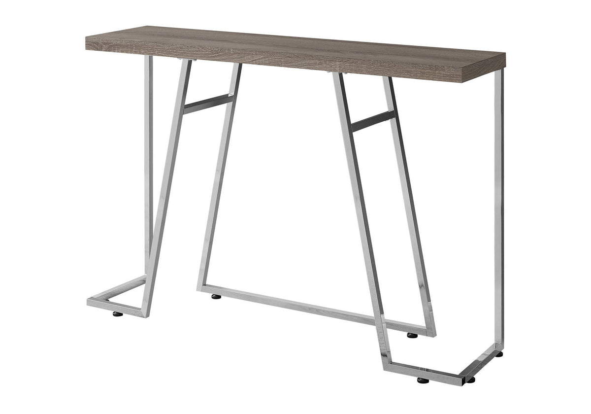 Accent Console Table for Entryway with Durable Construction - Taupe