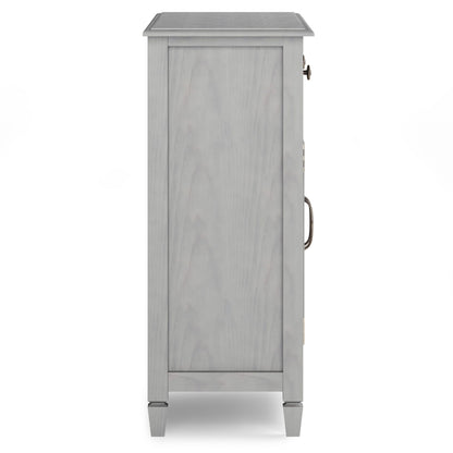 Connaught Handcrafted Entryway Storage Cabinet with Adjustable Shelves - Multiple Colors