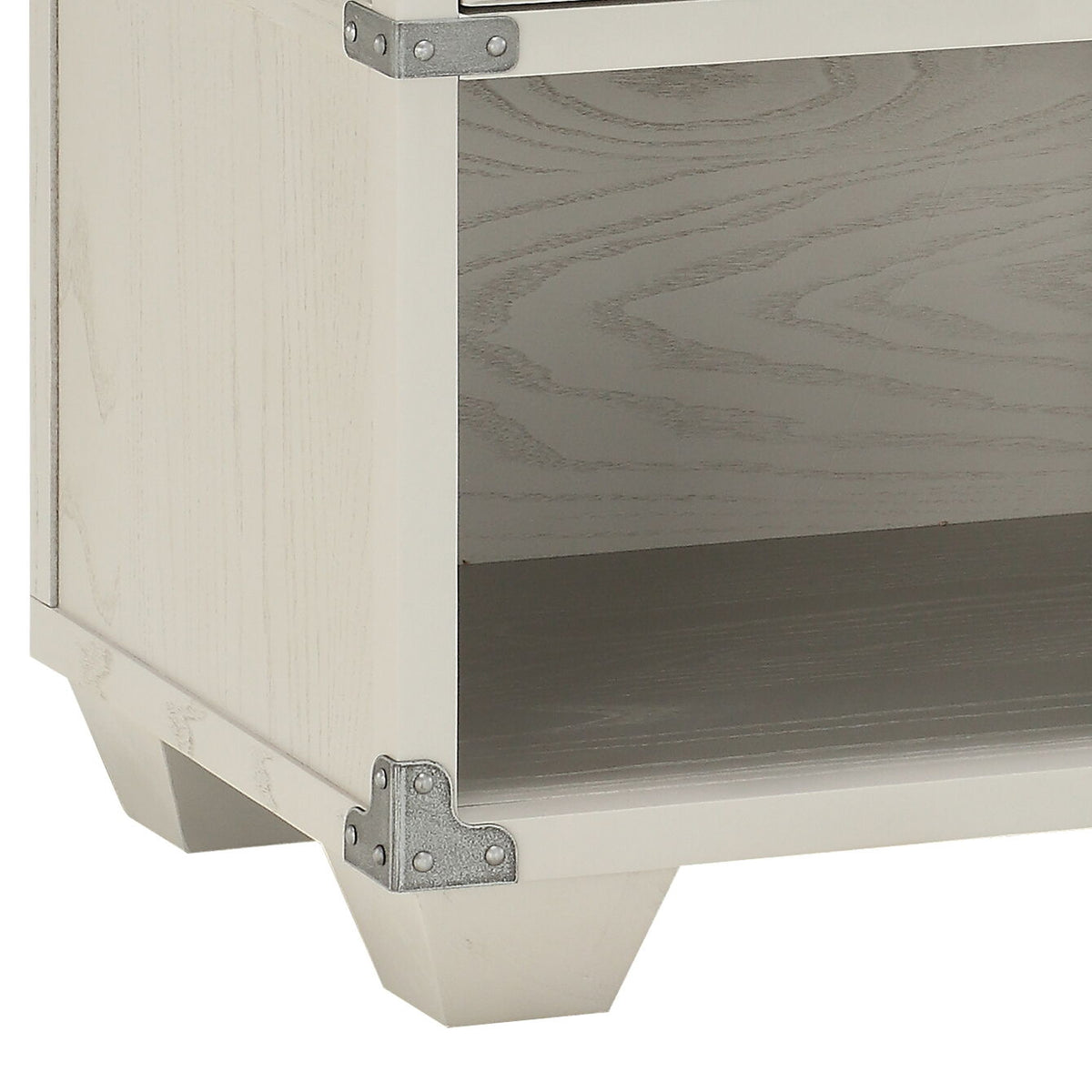 Orchest Gray Nightstand with Metal-Glide Drawer - Gray