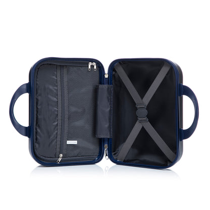 ABS Spinner Luggage Set with Combination Lock - Navy