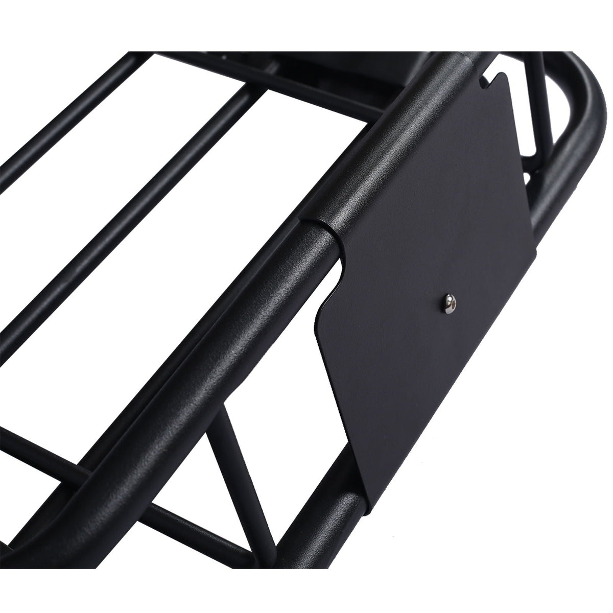Rooftop Cargo Carrier Basket Steel Universal Fit - Black