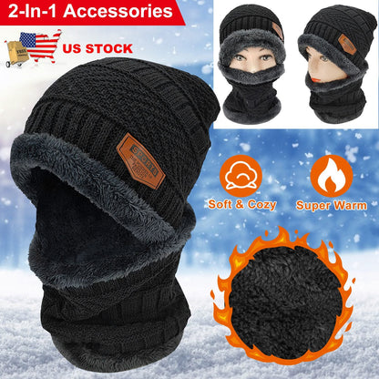 GBruno Winter Beanie Hat Scarf