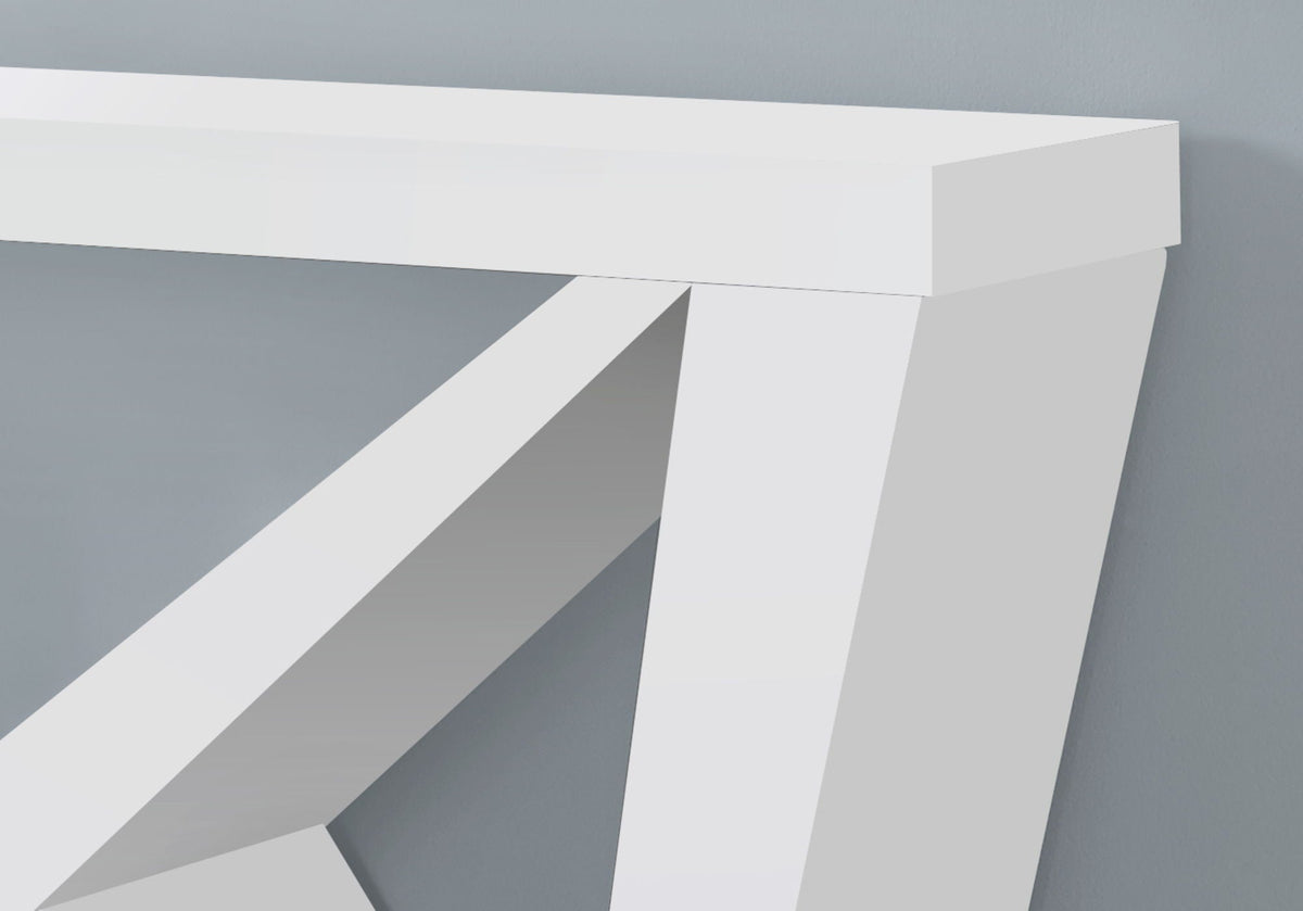 Accent Console Table with Durable Wood Construction - Multiple Colors