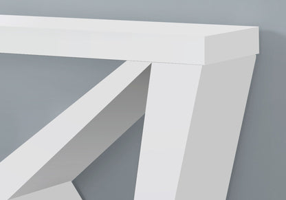 Accent Console Table with Durable Wood Construction - Multiple Colors