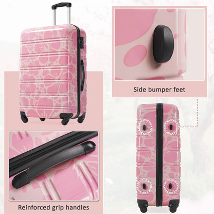 Hardshell 3-Piece Spinner Luggage Set with TSA Lock
