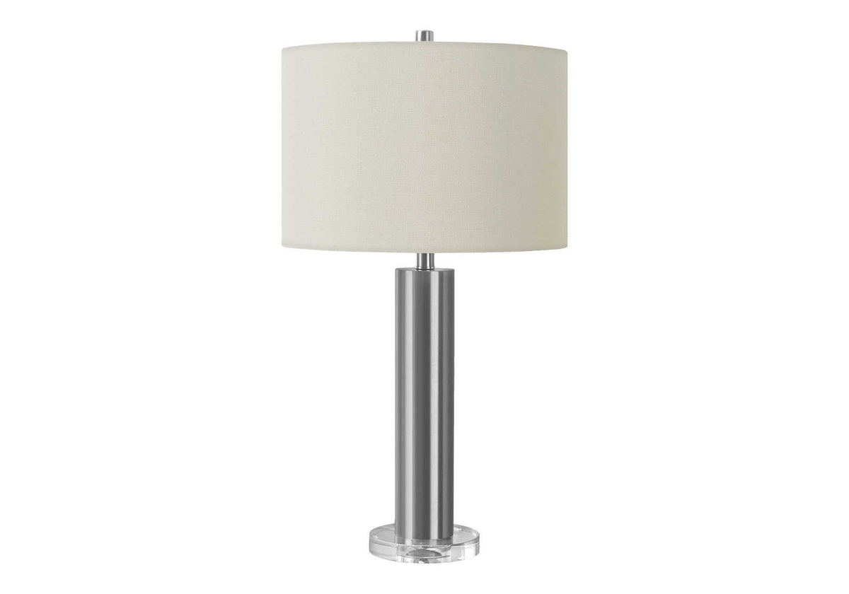 Contemporary Table Lamp with Adjustable Lighting - Black or Gray