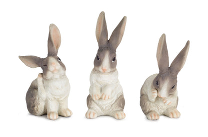 Long Ear Rabbit Figurine (Set of 6)