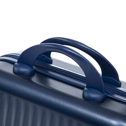 ABS Spinner Luggage Set with Combination Lock - Navy