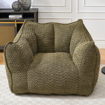Chenille Arm Chair with Highly Resilient Foam - Multiple Colors