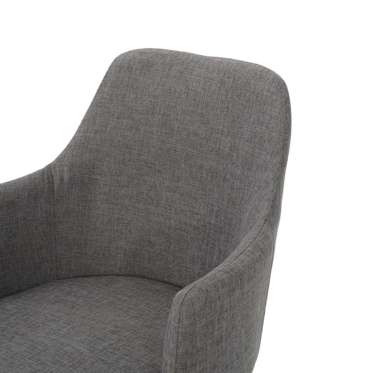 Elegant Dining Chair with Contoured Support - Orange, Dark Gray, Green