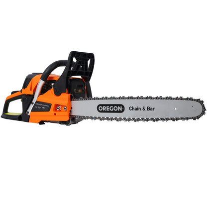 62Cc Gas Powered Chainsaw with 20" Oregon Chain & Bar - Orange