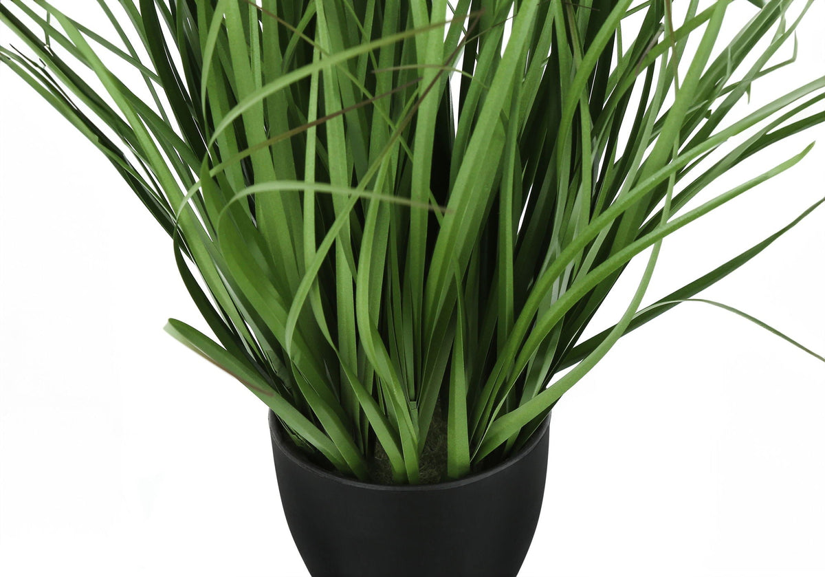 23" Tall Artificial Grass Plant with Real Touch - Dark Green