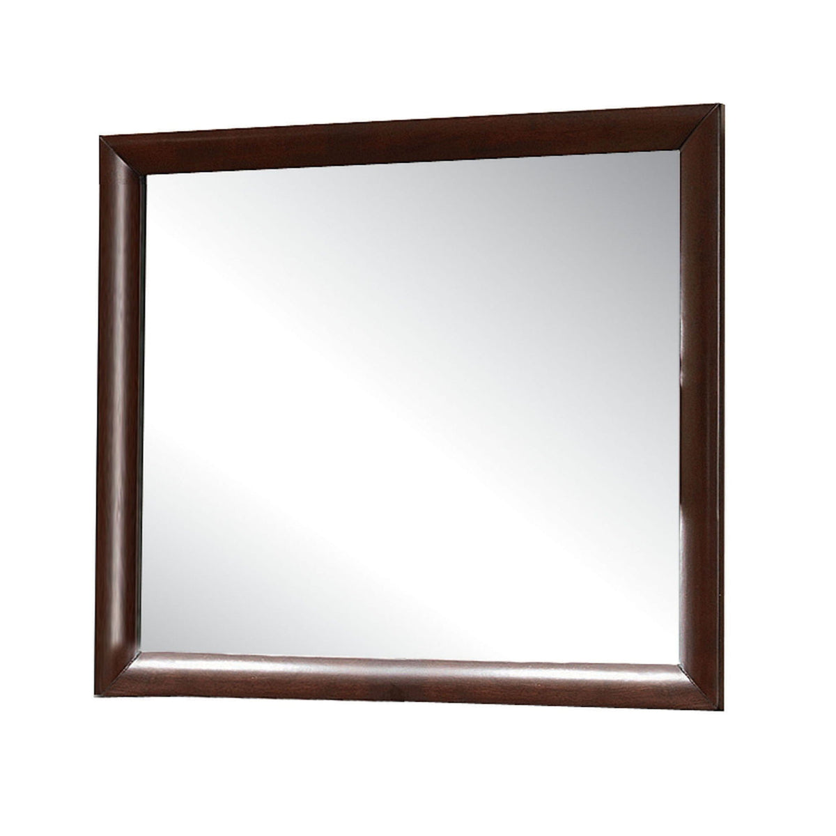 Contemporary Design Mirror with Modern Frame - Black, White, Dark Brown, Dark Gray