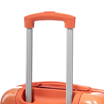 2 Pc PC Spinner Wheel Luggage Set with Lock - Gradient Blue Red