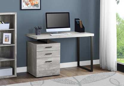 Reversible Computer Desk with Storage Drawers - Multiple Colors