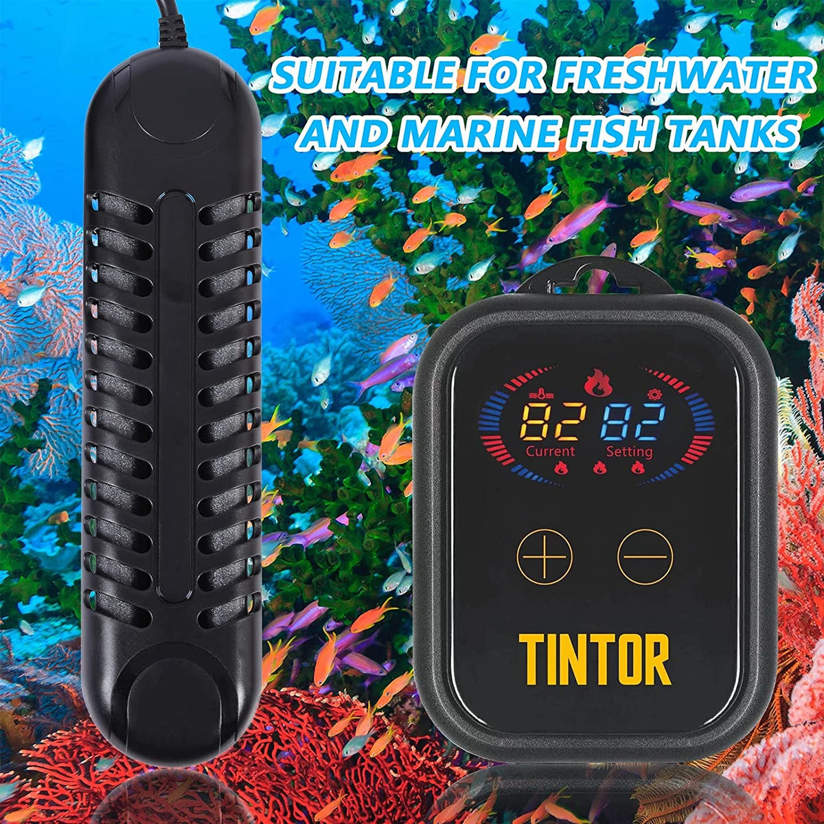 Submersible Aquarium Heater, 800W/1200W