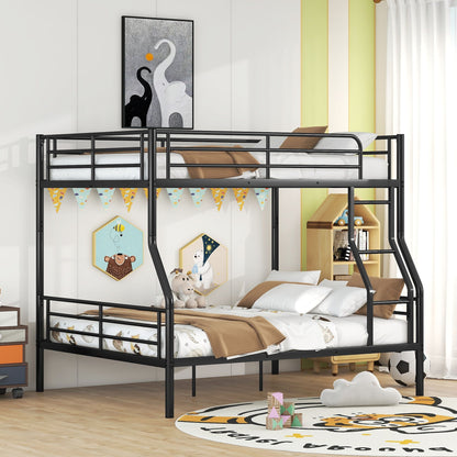 Steel Construction Bunk Bed with Convertible Design - Multiple Colors
