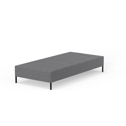 Knock Down Mattress Foundation with Tool-Free Assembly - Dark Gray