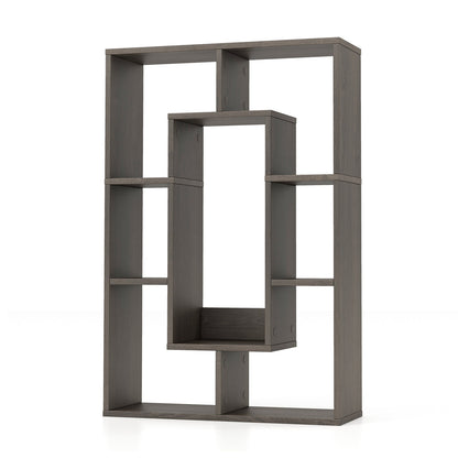 7-Cube Geometric Bookshelf Modern Decorative Open Bookcase