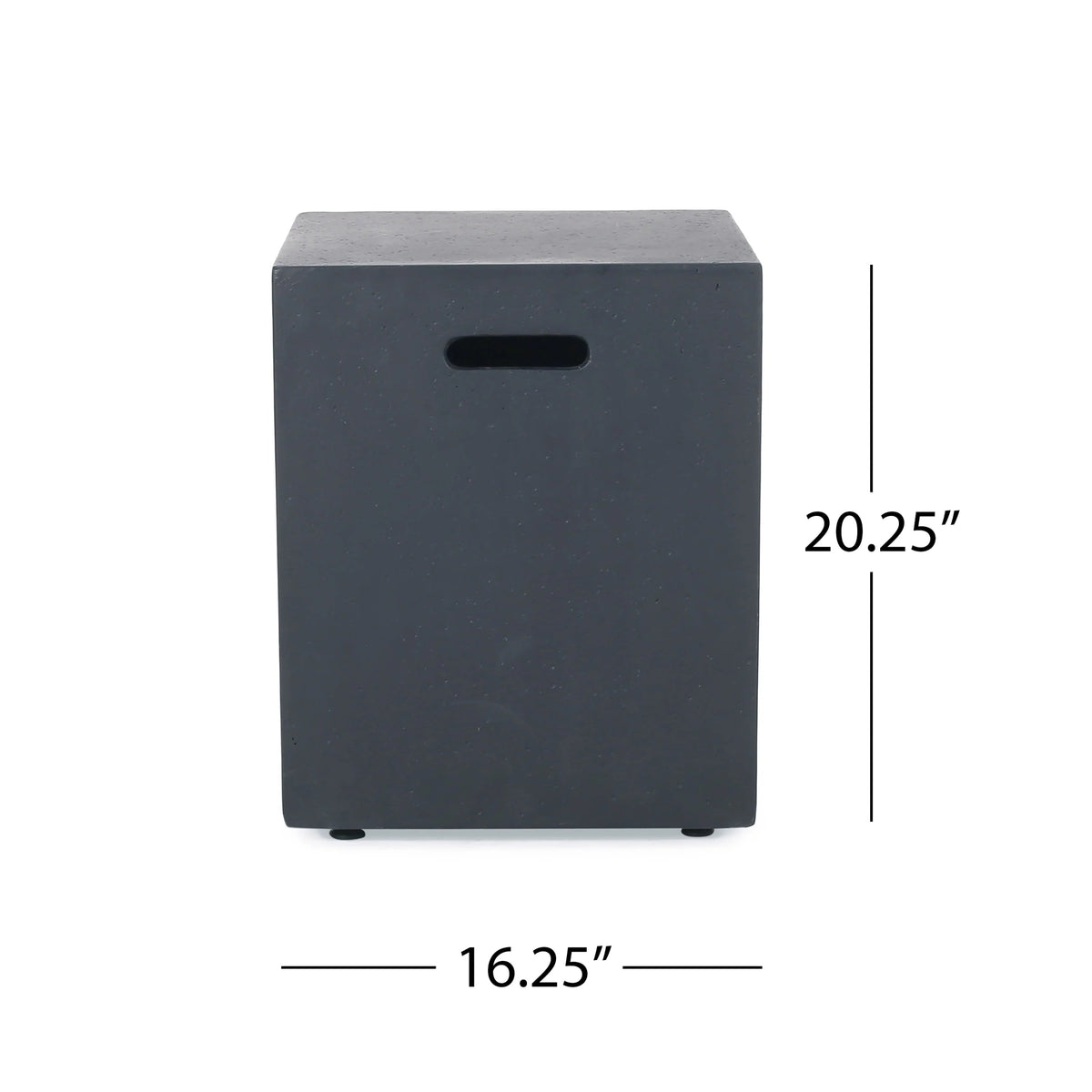 Outdoor 50000 BTU Propane Fire Pit - Dark Grey