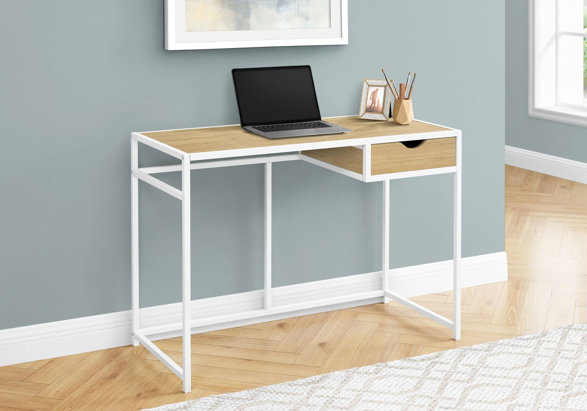 Modern Computer Desk with Storage Drawer - Multiple Colors