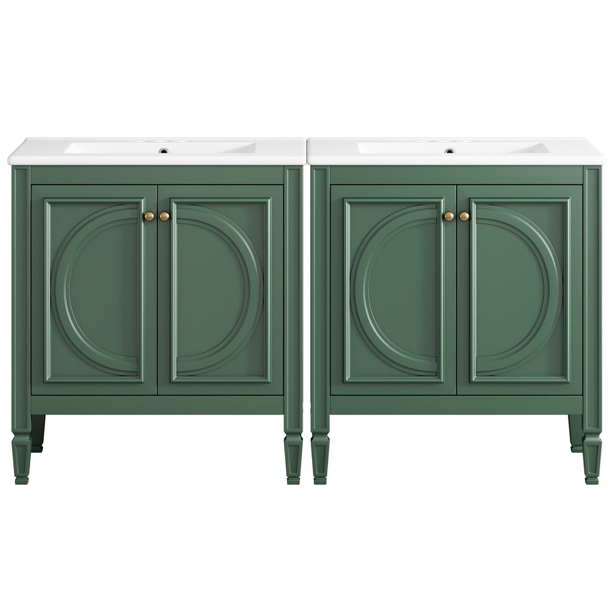 Bathroom Vanity With Sink With 2 Doors And Adjustable Shelf
