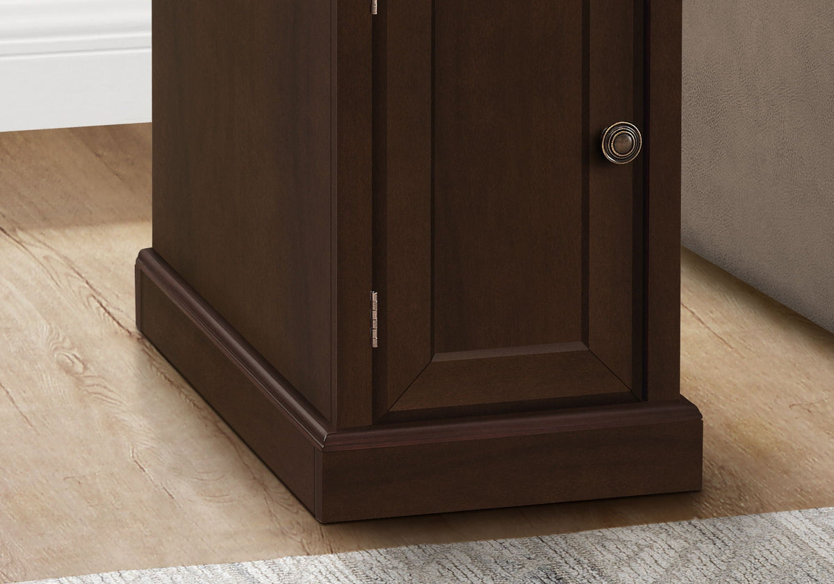 Accent End Table with Storage Drawer - Espresso