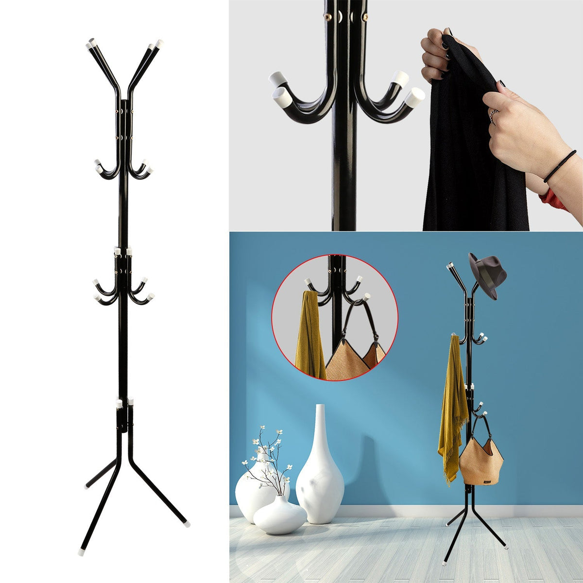 HG_CoatRackOrganizer(Black)_GPCT1166