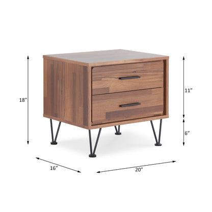 Deoss Accent Table - Walnut
