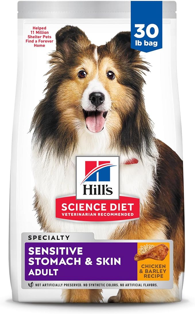 Hill's Science Diet Adult Sensitive Stomach & Skin Chicken Recipe Dry Dog Food Bag