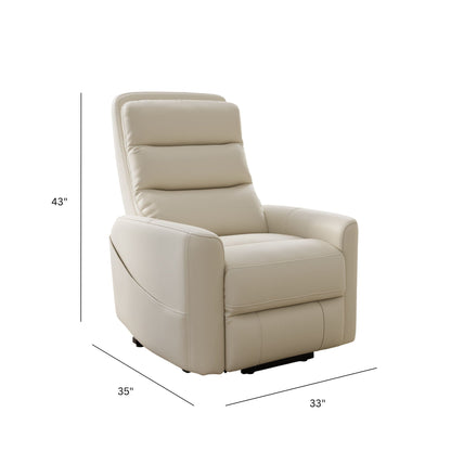 Power Lift Chair with Full Recline and USB Charging - Faux Leather