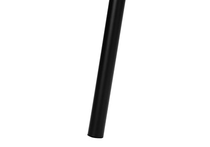 Contemporary Floor Lamp with Metal Tripod and Drum Shade - Black or Beige