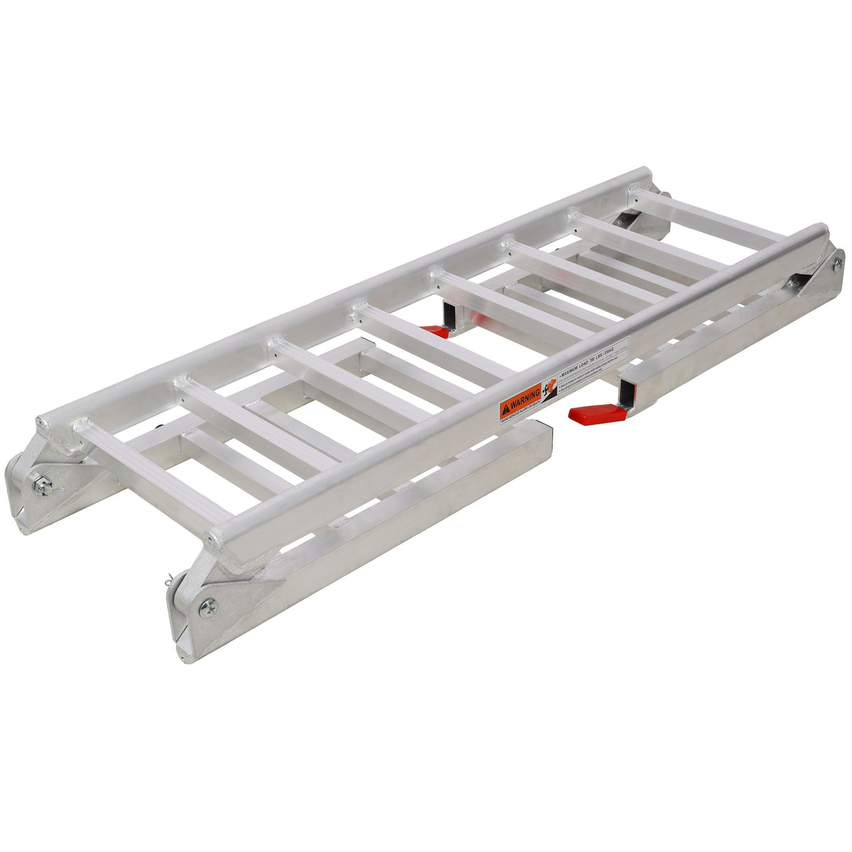 2-in-1 Loading Ramp and Tailgate Extender with 1,400-lb Capacity - Aluminum