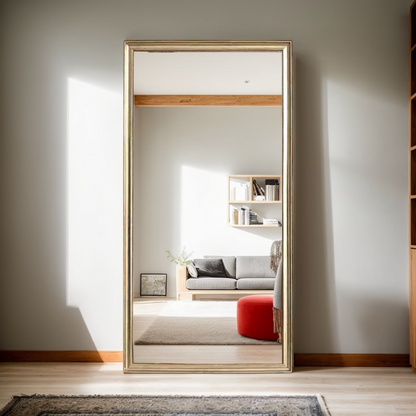 Gold Full Length Floor Mirror with PS Frame - 70" x 32"