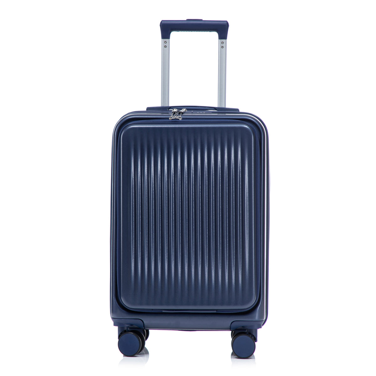 ABS Spinner Luggage Set with Combination Lock - Navy