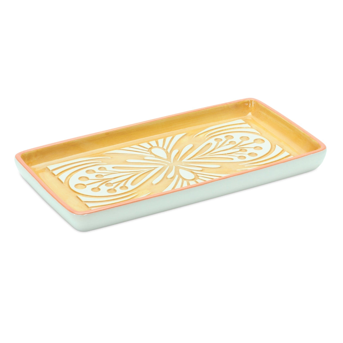 Ornamental Ceramic Tray (Set of 6)
