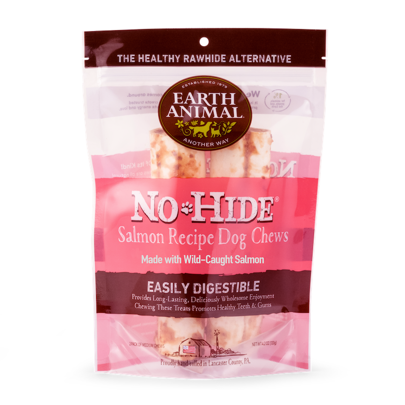 Earth Animal No Hide Medium Salmon Dog Rolls (2pk) (4.2oz)